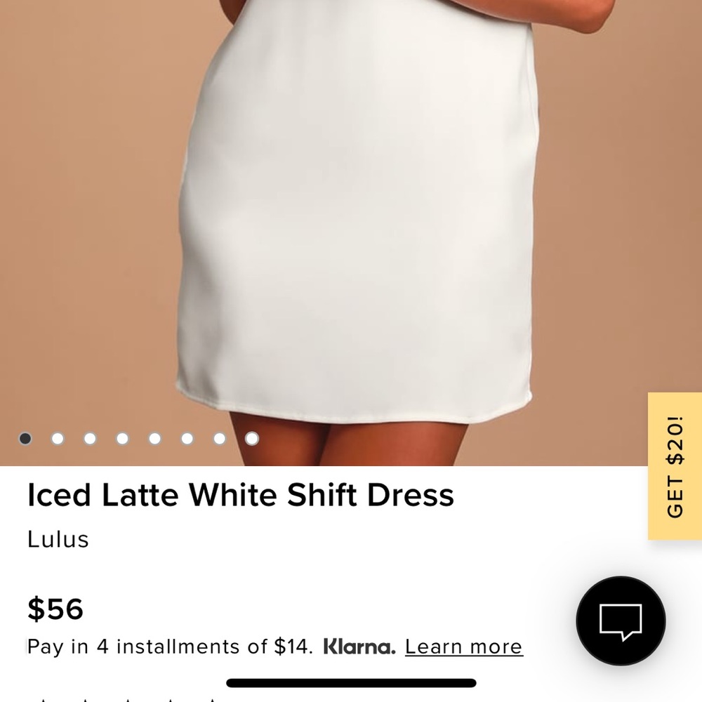 EUC Lulus white dress